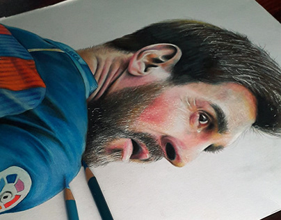 Drawing Lional Messi