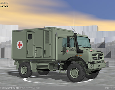 2014 Daimler Unimog U 4023 Military Ambulance
