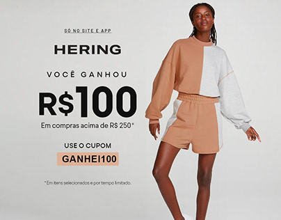 Hering - Cupom R$100