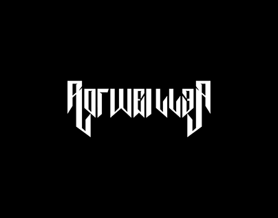 Diseño de logo para la banda Rotweiller.