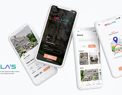 UI design platform for buying/renting out residences