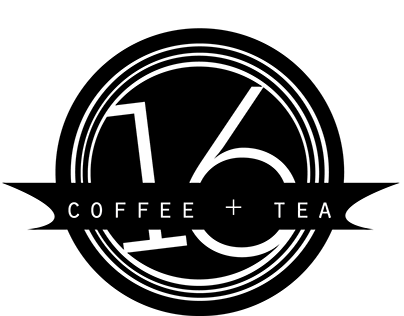 16 Coffee + Tea Logo and Product design