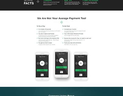 TipTap Payment Website Design
