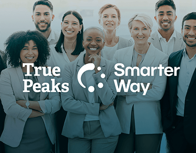 Project thumbnail - True Peaks ◌ Smarter Way | Brand Identity