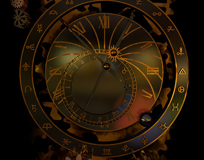 Astronomical clock - Dynamic machine