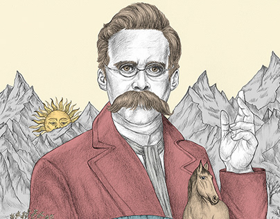 Illustration and puzzle: The Portrait of Nietzsche