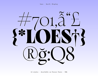 Loes - Display Font