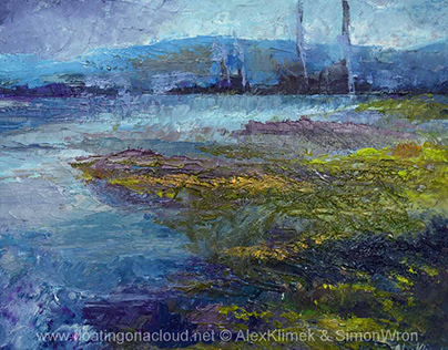 "Dublin Bay" oil painting by AlexKlimek