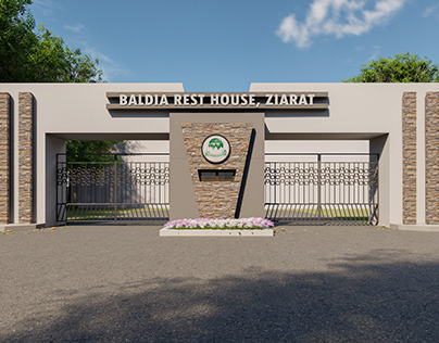 BALDIA REST HOUSE GATE| ZIARAT