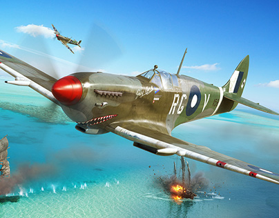 Spitfire Mk VIII - Eduard Model Accessories boxart