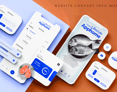 Website Design Convert into Mobile App