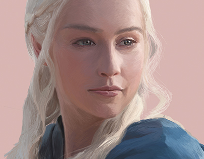 Mother of Dragons Digital Painting