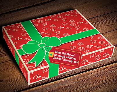 Pizza Box Package Design Concept - Christamas