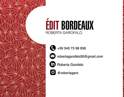 Branding Project - Edit Bordeaux