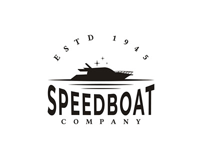 Speedboat Vintage Logo