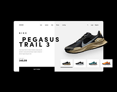 Nike Shoes Ecommerce Home Design