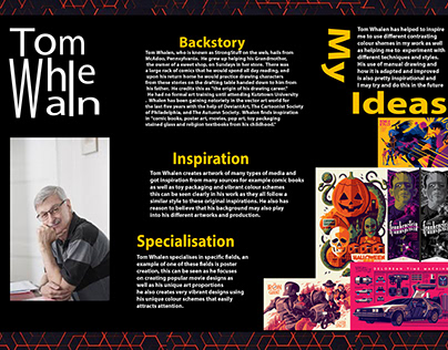 Artist research page Tom Whalen