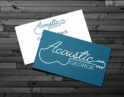 "Acoustic George" Logo & Business Cards