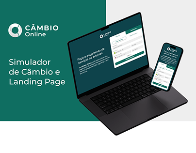 Simulador de Câmbio e Landing Page | Câmbio Online