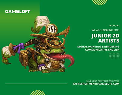 Gameloft - Junior 2D Artists Needed