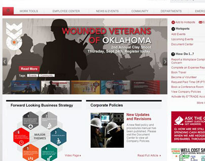 Intranet Banners - Front Page New Article