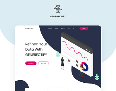 GENERECTIFY - Landing Page Design