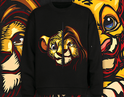 Mufasa x Simba T-Shirt Design