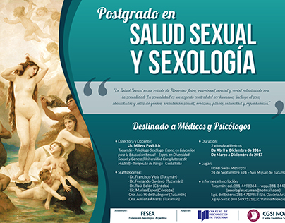 Postgrado en Salud Sexual y Sexología