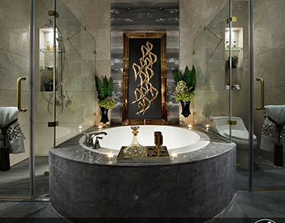 Bathroom - Villa -Riyadh