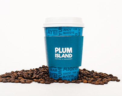 Plum Island Coffee and Creamery Packaging and Branding