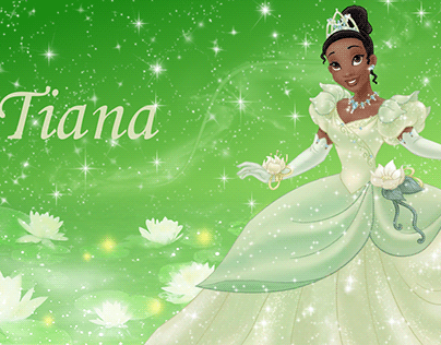 Tiana sketch and color