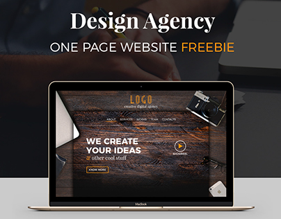 One Page Website Design | Freebie Vol. 3