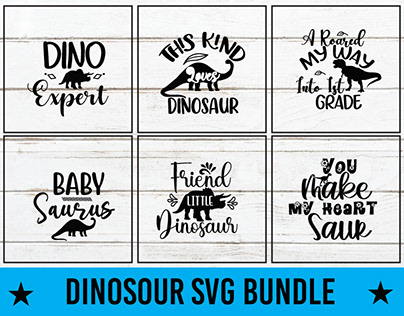 Dinosour SVG Bundle