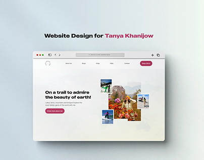 Website Design for Tanya Khanijow