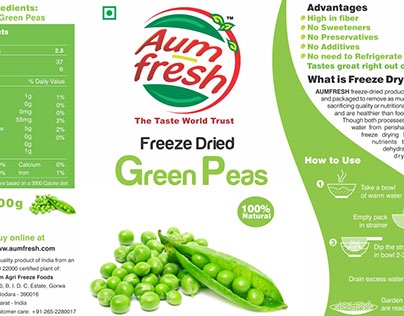 Aum Fresh Packaging Design