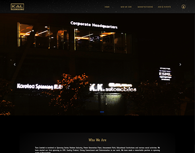 Professional Business Website Using HTML5, CSS3