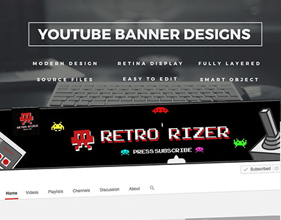 YouTube Banner Designs 2017