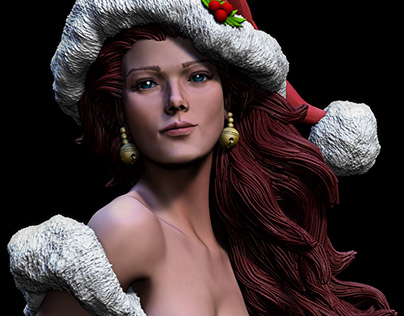 Christmas Special Pinup - Miss Claus