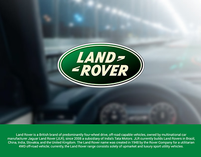 Land Rover - Car Ads