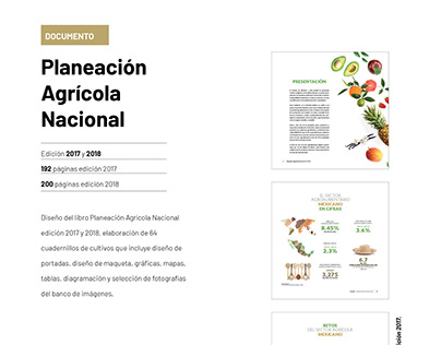 Diseño editorial Planeación Agrícola Nacional