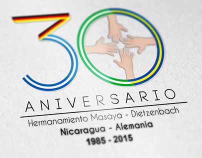 Logo 30 años Hermanamiento Masaya-Dietzenbach 2015