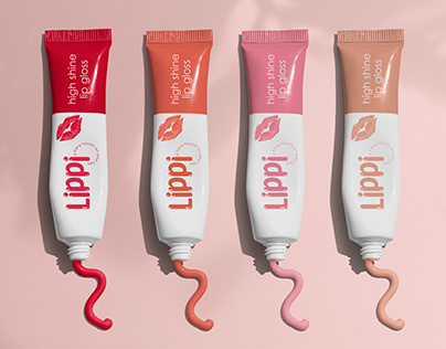 Lippi Lip Gloss Packaging & Brand Design