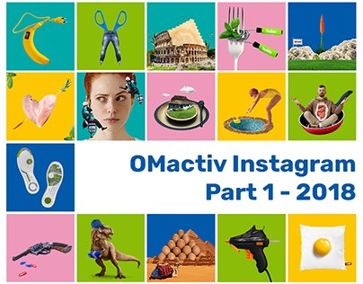 Visual content for Instagram page OMactiv 2018