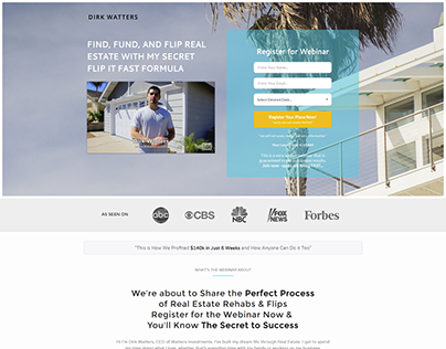 ClickFunnels Page | Dirk Watters Real Estate