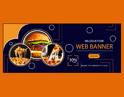 Website Banner Design | Restaurant Webstie Banner