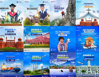 Travel Agency Creative Ads I Facebook Post Design