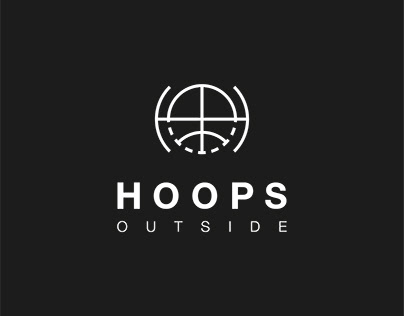 Logo and web design Hoops Outside