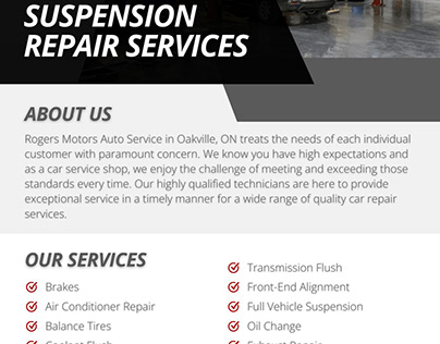 Premier Vehicle Suspension Repair Services