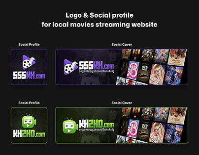 Logo & Social Profile | Movies Streaming Website