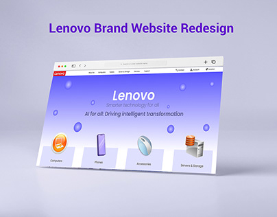 Lenovo Brand Website Redesign